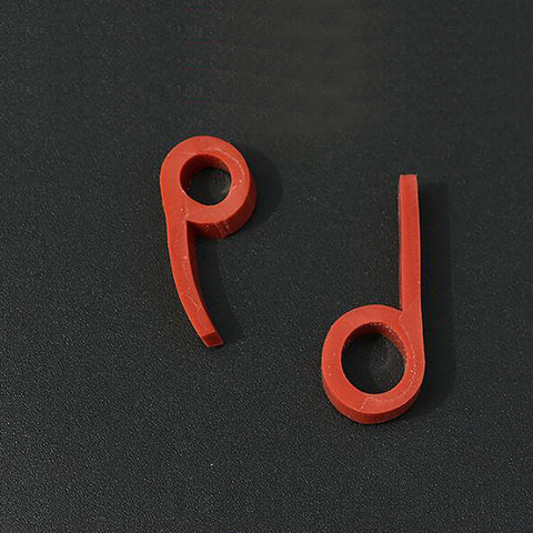 Silicone Rubber P Profile Sealing Strip Red P-Type High Temp Oven Steam Seals