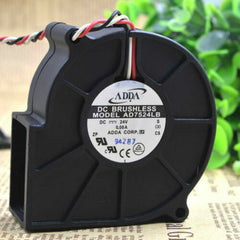 1pc ADDA AD7524LB 24V 0.08 7CM 7530 Turbo Fan Centrifugal Fan