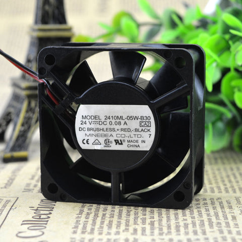 NMB 6025 6CM 2410ML-05W-B30 24V 0.08A 2pin