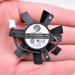 POWER LOGIC PLD05010S12HH 12V 0.25A graphics card fan 45mm hole spacing 32mm