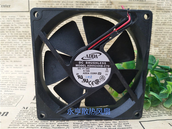 1pcs ADDA AD0924HB-C70 9CM 9020 24V 0.14A cooling fan