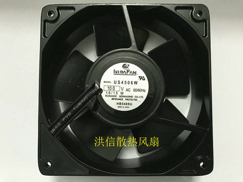 IKURA US4506W 100V 16/15W 120*120*38MM all metal cooling fan