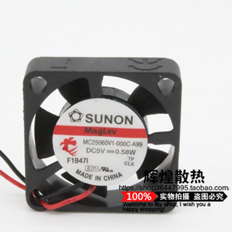 MC25060V1-000C-F99 MC25060V1-000C-A99 2506 25x25x6mm 5V 0.58W 2wires cooling fan