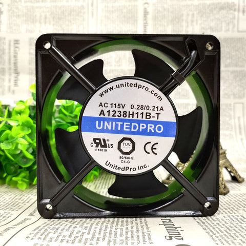 UNITEDPRO A1238H11B-T 115V 0.28 / 0.21A 12038 chassis fan cooling fan