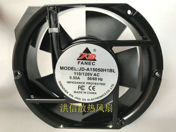 JD-A15050H1BL 110/120V 0.50A 50/60HZ 172*51MM cooling fan