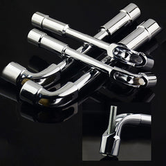 6mm-24mm Metric L Shaped Angled Open Hex 6 point Socket Wrench Doubleend Spanner
