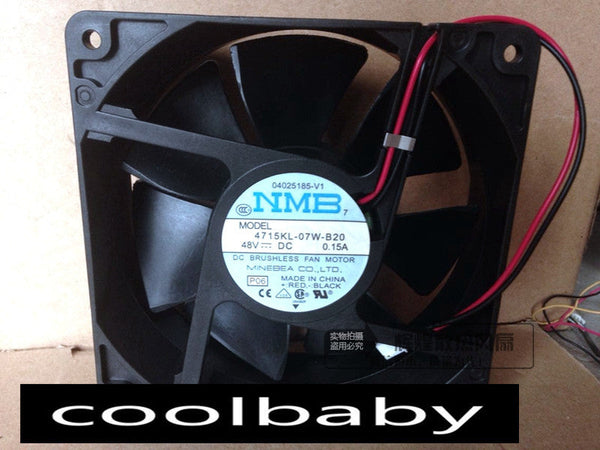 NMB 12038 4715KL-07W-B20 fan 120*120*38mm 48V 0.15A 2wire