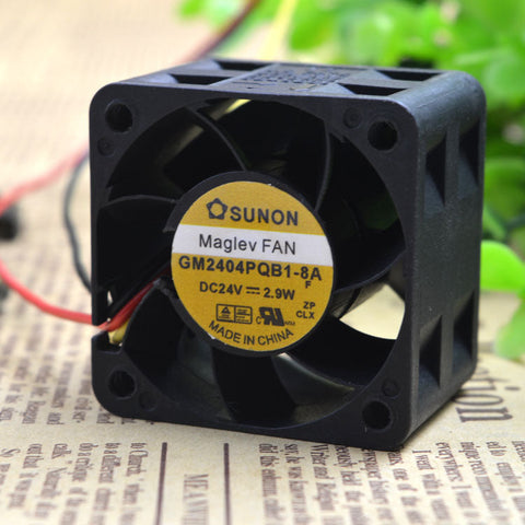 SUNON 4028 GM2404PQB1-8A fan 40*40*28mm 4CM 24V 2.9W 3Pin