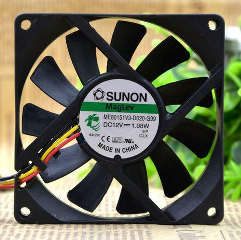 SUNON ME80151V3-D020-G99 8015 DC 12V 1.08W 8cm 80*80*15mm 3lines CPU Cooling Fan