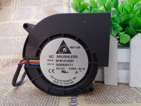 For Delta BFB1012UH 12V 6A 9733 double ball bearing Super strong wind dryer fan