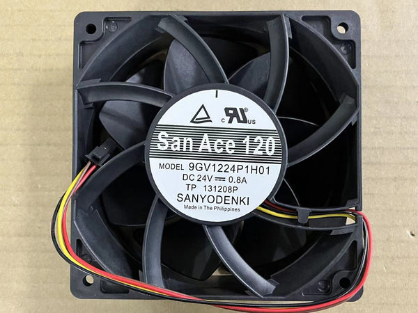Sanyo 9GV1224P1H01 DC24V 0.8A 12038 12CM high air volume cooling fan