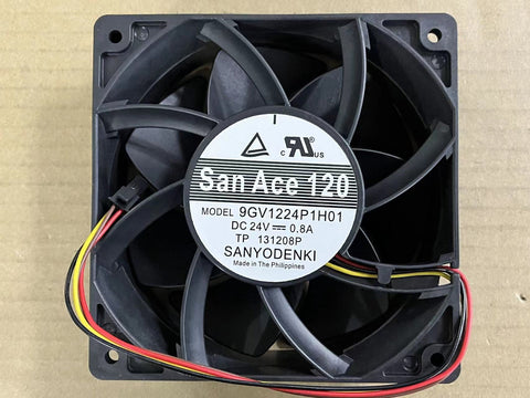 Sanyo 9GV1224P1H01 DC24V 0.8A 12038 12CM high air volume cooling fan