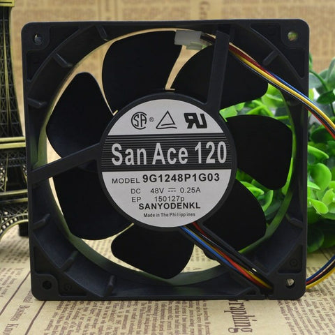 San Ace 120 12038 48V 0.25A 9G1248P1G03 12cm Motor protection cooling FAN