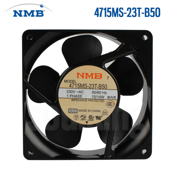 NMB 4715MS-23T-B50 15W/14W 12038 AC230V UPS cabinet power supply fan