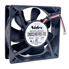 CNDC24B7RS-702 120mm 120x120x38mm DC24V 0.20A 4.8W Axial flow fan cooling fan