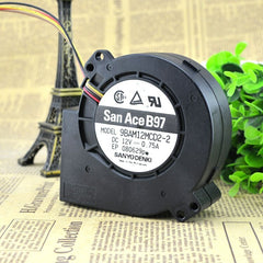 9BAM12MCD2-2 9CM 9733 12V0.75A DUAL BALL 4-Wire PWM SPEED REGULATING TURBOFAN