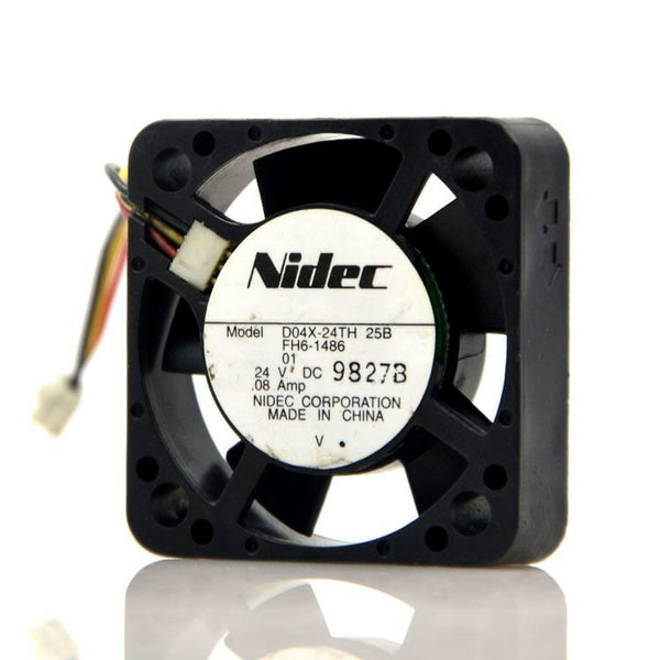NIDEC D04X-24TH 25B Copier cooling fan DC24V 0.08A 40*40*10mm 3pin