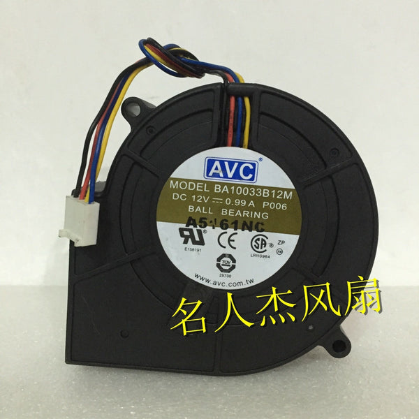 1pcs AVC BA10033B12M 9733 DC12V 0.99A 9cm blower turbo fan