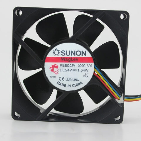sunon 8020 DC24V 1.54W ME80202V1-000C-A99 8CM inverter fan