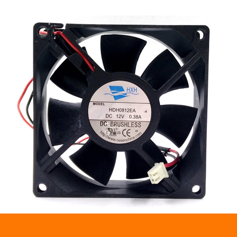 HDH0812EA -A 12V 0.38A 8025 80mm High Speed Large Air Flow Volume Fan 8CM