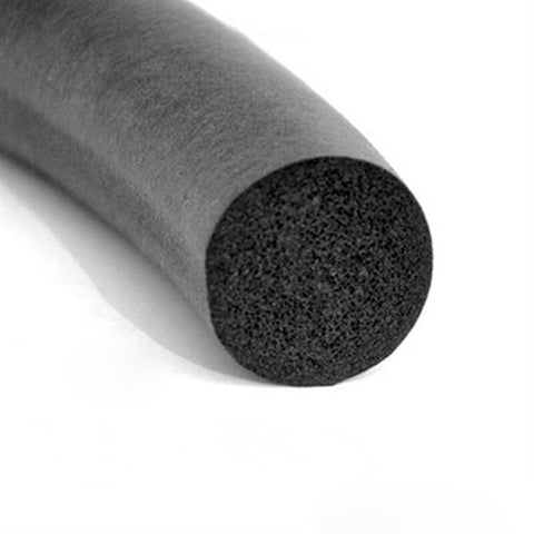 Sponge Cord Black Foam EPDM Rubber Gasket Trim Seal 2mm 5 6 7 8 9 10 12 14~20mm