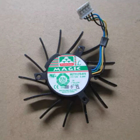 MGT7012YB-W15 12V 0.28A 65mm 32mm diameter pitch 4line graphics card fan