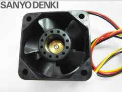 Original SANYO 109P0424F327 4028 24V 0.055A 3 wire server cooling fan