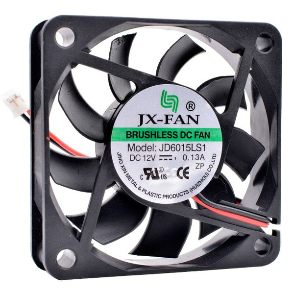 JX-FAN JD6015LS1 6015 60mm 60x60x15mm 12V 0.13A power charger cooling fan 2pin