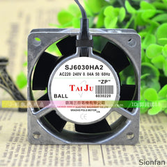 Taiwan three giant SJ6030HA1/HA2 ball 6cm cooling fan 110V/220V small axial fan