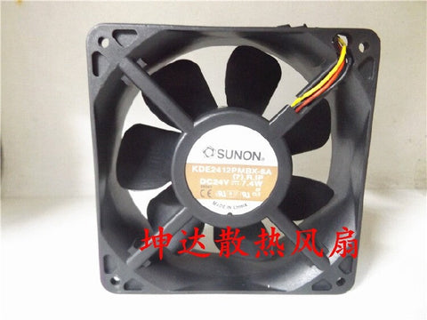 SUNON KDE2412PMBX-6A 24V 7.2W 12CM 2-wires inverter fan