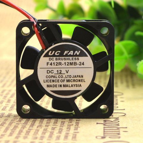 FAN 4010 F412R-12MB-24 Fan 12V 2pin 40*40*10MM