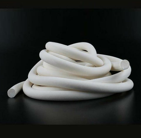 Dia1-20mm Silicone Rubber Foamed Seal Strip Round Sponge Cord Sealing Waterproof