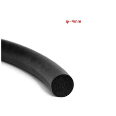 5M car door Edge Protector flexible O shape Soundproof Rubber Seal Strip Round