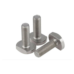 T Bolts M8*70mm Square Head Screws 304 Stanless Steel GB37 Hammer Head Bolts