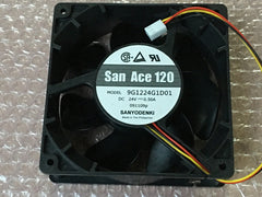 SANYO 9G1224G1D01 DC 24V 12W 0.5A 12038 12cm 120*120*38mm 3 Wires Cooling Fan