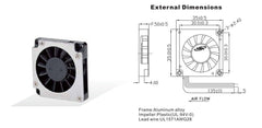 NEW ADDA AB3505LX-QB0 3507 DC 5V 0.1A 3.5CM Blower turbine cooling fan