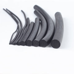 EPDM Foam Rubber Window Door Round Seal Cord Strip Ø 6mm Length 30FT 100FT Black