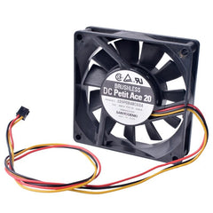 SANYO 8020 48V 0.08A 109P0848C604 3pin double ball 8CM silent cooling fan