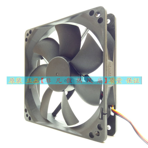 TT-1225 A1225L12S 12025 12V 0.30A Silent cooling chassis fan 2wire