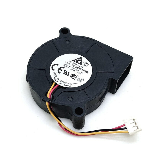 for Delta 3D printer blower BUB0524HHB 5015 24V 0.18A 3pin cooling fan