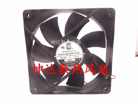 ORION FANS Fan OD1225-24HB 12025 12CM 24V 0.23A 2 wire Cooling fan