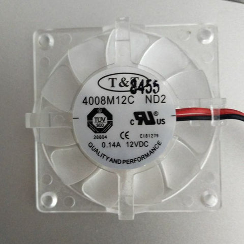 T&T 4008M12C ND2 4010 4CM 0.14A 12V 2 line graphics cooling fan