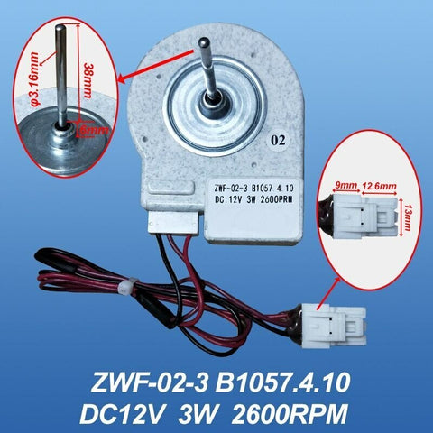 Refrigerator fan motor BCD-560WEC.560WBK.551WH.ZWF-02-3 motor 3W