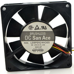 SANYO L09P0924H305 24V 0.14A 9025 9CM 3 wire cooling fan