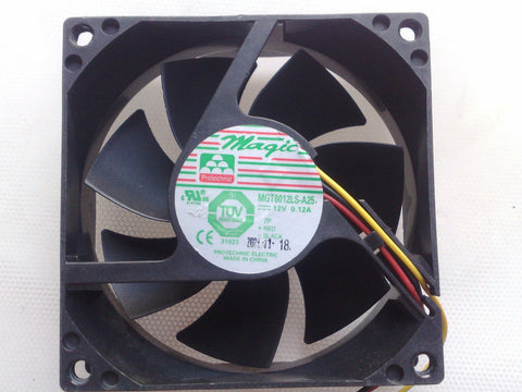MAGIC MGT8012LS-A25 12V 0.12A 8CM 8025 Motor protection cooling fan 3pin