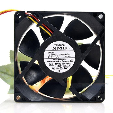 For NMB 3610VL-05W-B59 24V 0.29A 9025 converter cooling fan 9cm