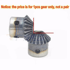 Motor Bevel Gear 1.0 Mod 20 Tooth 90° Pairing Bore 5/6/6.35/8mm Bevel Gear x1Pcs
