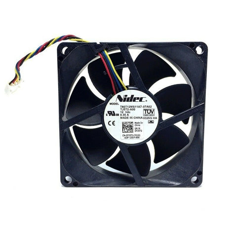 NIDEC T80T12MS11A7-07A02 DC 12V 0.35A 8CM 8025 80x80x25mm 4 wire PWM cooling fan