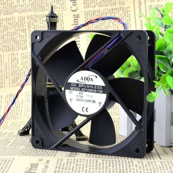 ADDA AD1248HB-Y56 40V 0.13A 12CM 12032 3pin