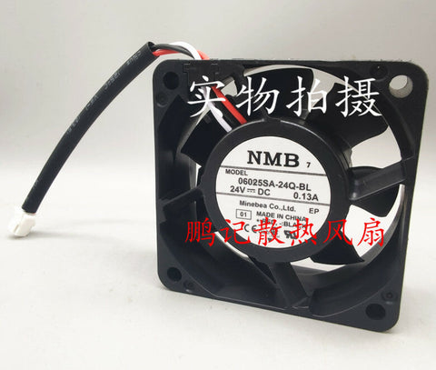 NMB 06025SA-24Q-BL 6025 6cm 24V 0.13A for Yaskawa bus drive cooling fan